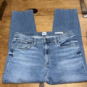 Woman’s Edwin Blue High Rise Bree Crop Jeans Classic Denim Size 30